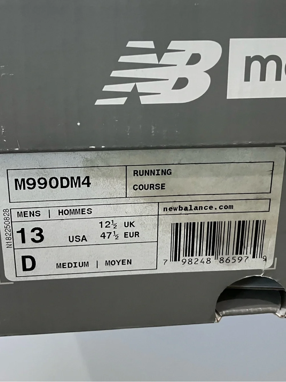 New Balance 990v4 Moroccan Blue Size 13